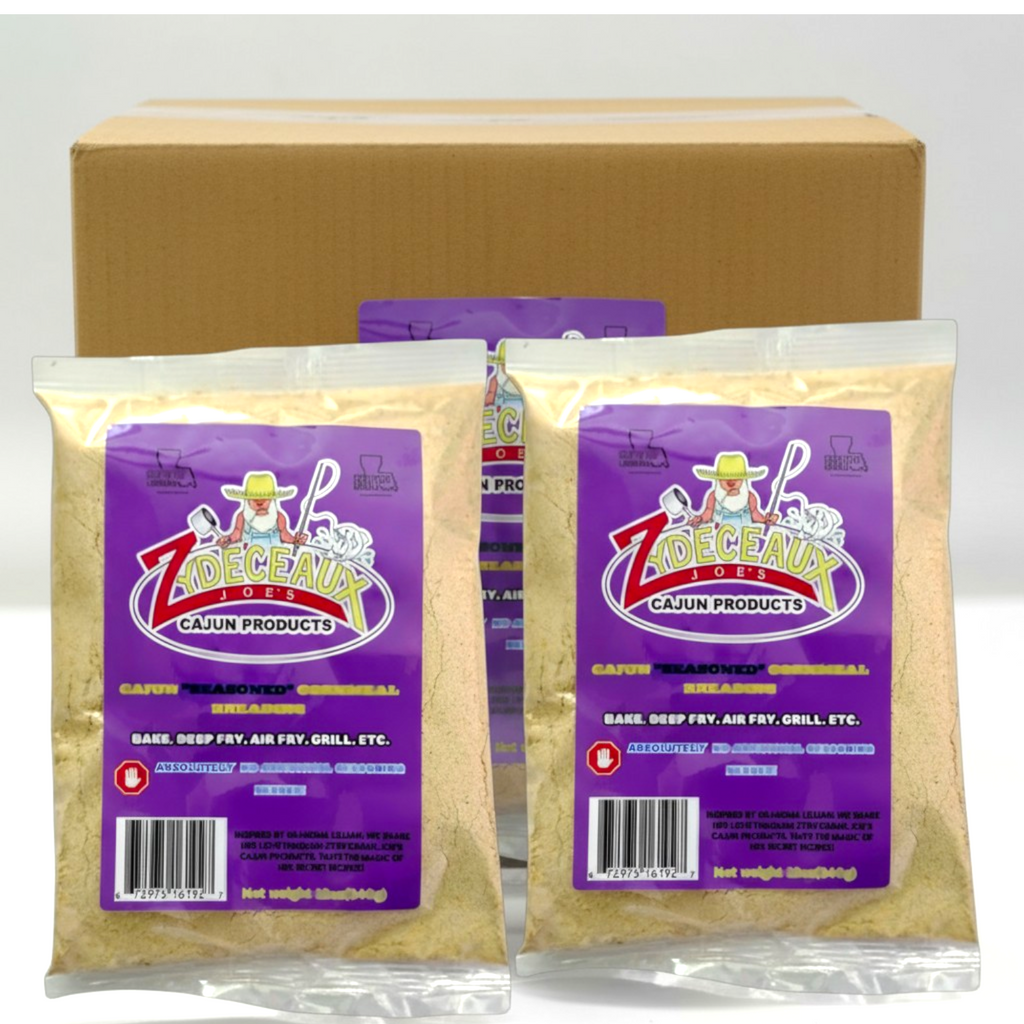 PREMIUM FISH FRY BREADING(SEASONED CORNMEAL) 12 oz CASE OF 12 Bags